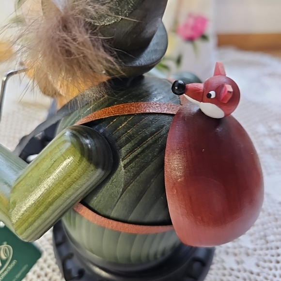 KWO Collection Made In Germany Shelf Sitter With A Fox Backpack And Dog On Lap - Picture 10 of 14